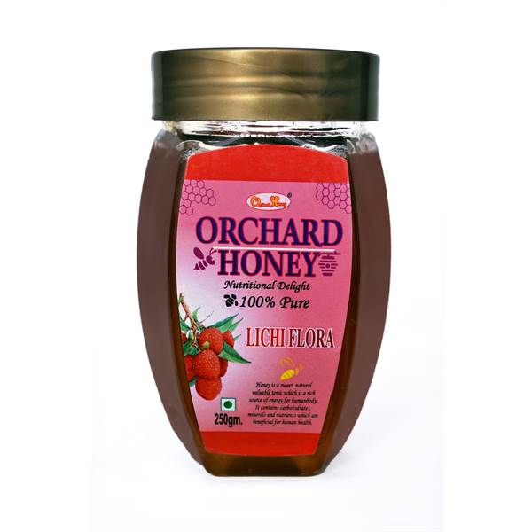 Orchard Honey Litchi Flora 100 Percent Pure & Natural 2x250 Gm (1+1 Offer)